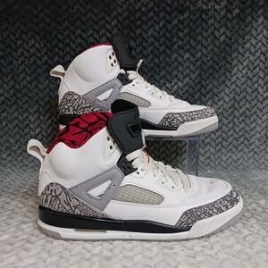 Nike Air Jordan Spizike GS White Grey Youth Basketball Shoes 317321-122 Size 7Y